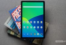 Realme Pad tablet review top down view of the screen