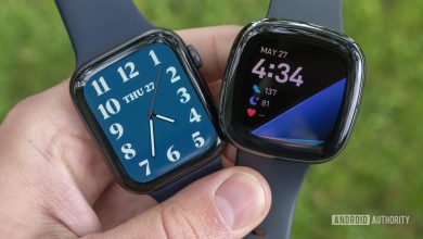 Fitbit Sense vs Apple Watch Series 6 watch faces displays 3 scaled