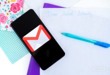 Gmail logo on smartphone stock photo 3