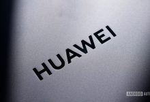 Huawei logo metal