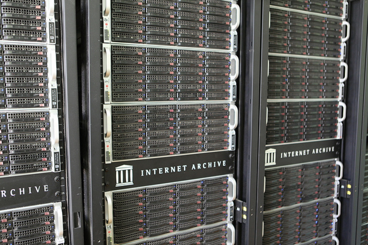 Internet Archive storage
