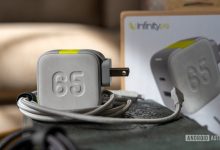 infinitylab instantgo charger in front of box