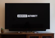 OnePlus TV with Android Authority logo