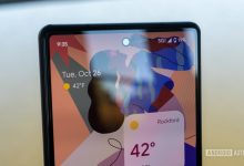 google pixel 6 review sorta seafoam front facing camera punch hole scaled