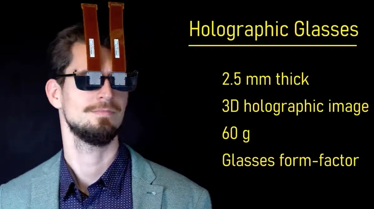 nvidia holographic glasses no bleed