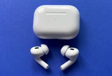 airpods pro 2 blue background 3 big