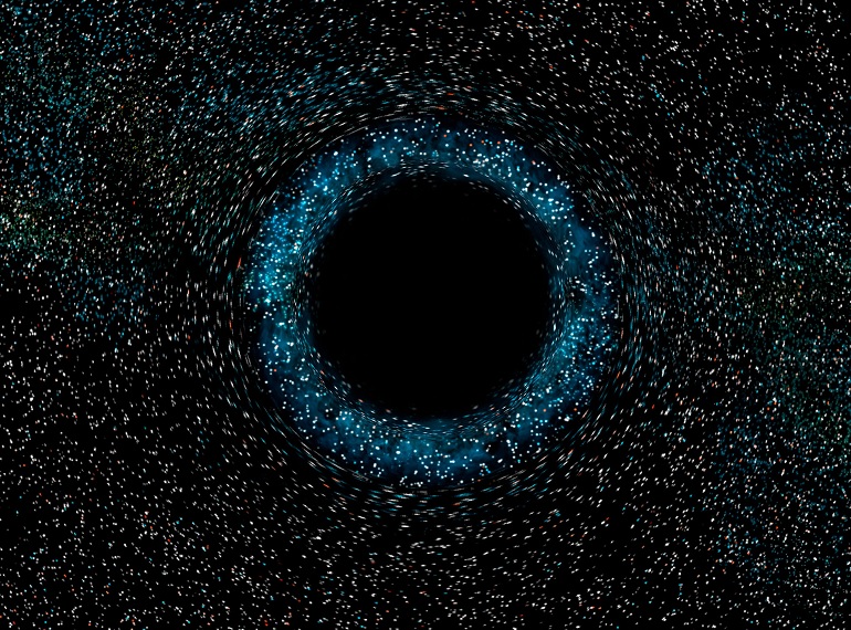 black hole big